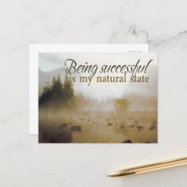 「成功している」モチベーション肯定 ポストカード