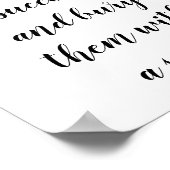 成功して彼らを殺し、スマイルで埋める ポスター (角)