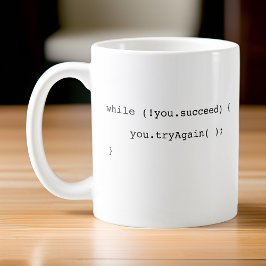 成功しないならもう一度 プログラマーループ コーヒーマグカップ