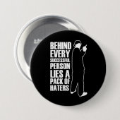 成功することは手段を取ること 缶バッジ (正面&裏面)