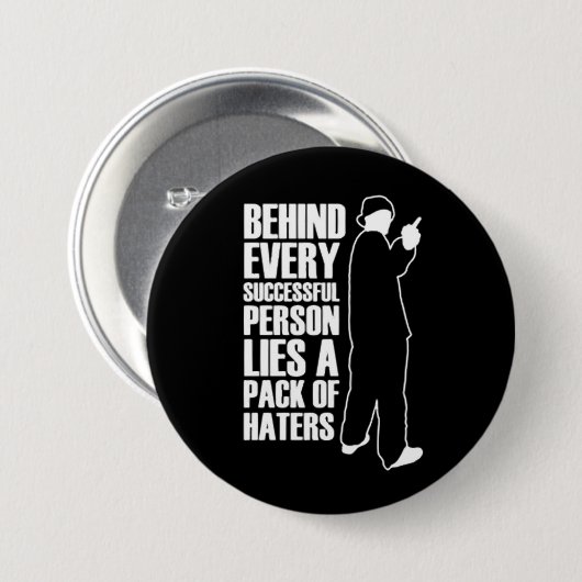 成功することは手段を取ること 缶バッジ (正面&裏面)