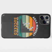 成功するために他の人が必要なアジャイルマインドセット、チームワーク iPhoneケース (裏面横)