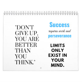 成功するには労苦が必要 カレンダー