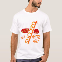 成功するまで諦めない Tシャツ