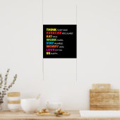 成功と体育やる気を起こさせる ポスター (キッチン)