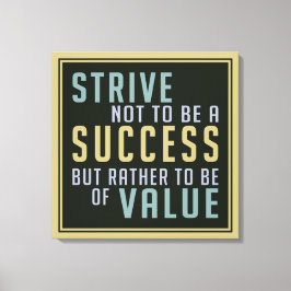 成功と価値のやる気を起こさせるキャンバス印刷 キャンバスプリント