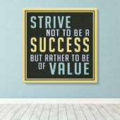 成功と価値のやる気を起こさせるキャンバス印刷 キャンバスプリント (インサイチュ (ウッドフロア))