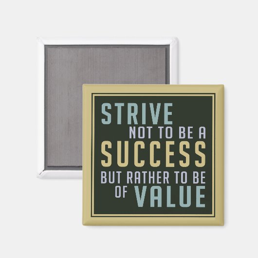 成功と価値のやる気を起こさせる磁石 マグネット (正面/裏面)