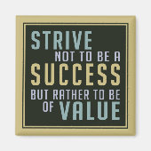 成功と価値のやる気を起こさせる磁石 マグネット (正面)