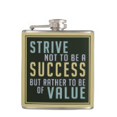 成功と価値のフラッやる気を起こさせるク フラスク (正面)