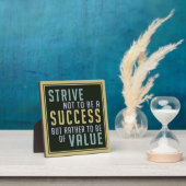 成功と価値のプラッやる気を起こさせるク フォトプラーク (インサイチュ)