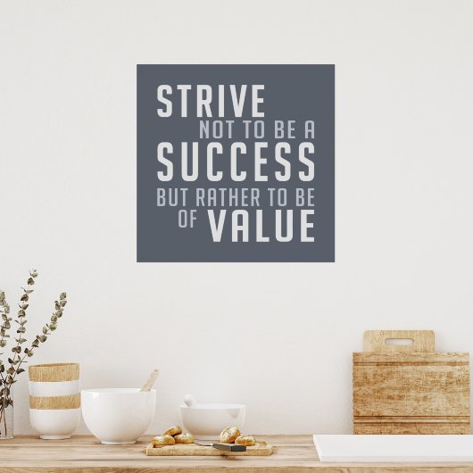 成功と価値のポスやる気を起こさせるター ポスター (キッチン)