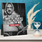 成功と学成功 – トレーニングインスピレーション フォトプラーク (側面)