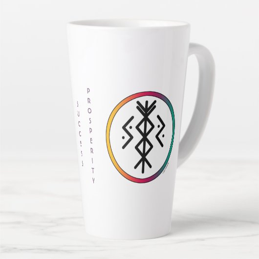 成功と繁栄Binderreラテマグ カフェラテマグ (右アングル)