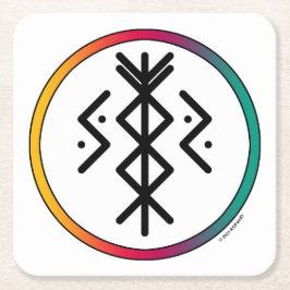 成功と繁栄Binderre紙コースター スクエアペーパーコースター