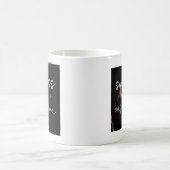 成功と規律 – 女性のジムやる気を起こさせる コーヒーマグカップ (中央)