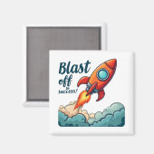 成功に向けて躍進 – 野心を燃やす マグネット (正面/裏面)