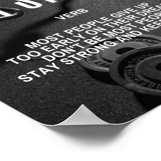 成功に対しインスパイアの強い引用文を保つ ポスター (角)