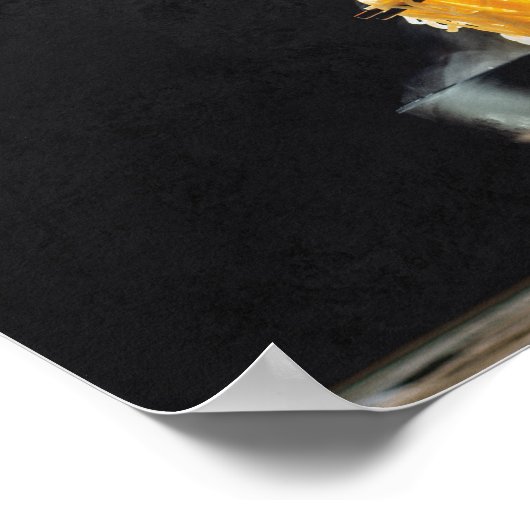 成功に対するインスタントラーメンのアナロジーやる気を起こさせる- ポスター (角)