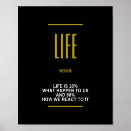 成功に感動的対する生活引用文 ポスター