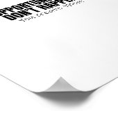 成功に感動的関する引用文 ポスター (角)