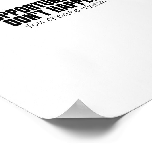 成功に感動的関する引用文 ポスター (角)