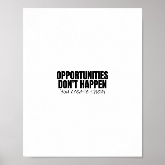 成功に感動的関する引用文 ポスター (正面)