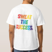 成功に汗をかく Tシャツ (裏面)