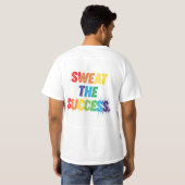 成功に汗をかく Tシャツ (裏面フル)
