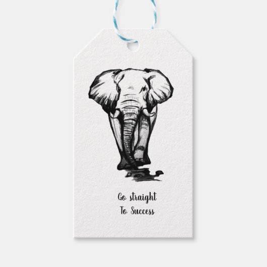 成功に直行する ギフトタグ (正面)