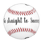 成功に直行 野球ボール (裏面)