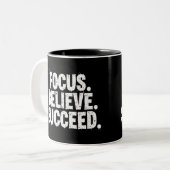 成功に追い込まれる ツートーンマグカップ (正面左)