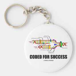 成功のためにコード化（DNA複製） キーホルダー