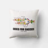 成功のためにコード化（DNA複製） クッション (裏面)