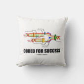 成功のためにコード化（DNA複製） クッション (正面)