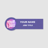 成功のためにチームを装う：カスタムロゴ名タグ 名札 (正面)