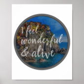 成功のためのやる気を起こさせる良い引用文 ポスター (正面)