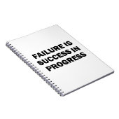 成功のためのモチベーションを高める名言 ノートブック (右側)