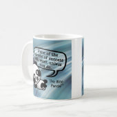 成功のための懸命を働かせなければなりません コーヒーマグカップ (正面左)