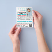 成功のための計画デザイン、プロフェッショナル主催者 チラシ (手)