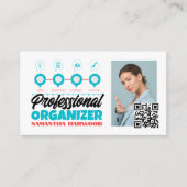 成功のための計画デザイン、プロフェッショナル主催者 名刺 (正面)