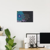 成功のための4つのフィットネス ポスター (ホームオフィス)