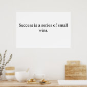 成功のやる気を起こさせるポスター – Guaring Wall Art ポスター (キッチン)
