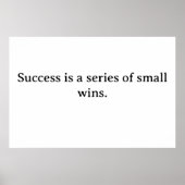 成功のやる気を起こさせるポスター – Guaring Wall Art ポスター (正面)