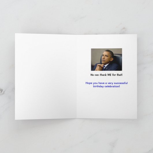 成功のオバマ カード (内部)