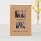 成功のオバマ カード (黄色い花)