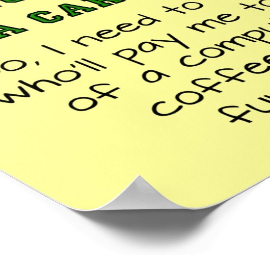 成功のサインおもしろいポスターの定義 ポスター (角)