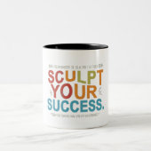 成功のスカルプト ツートーンマグカップ (中央)