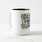 成功のスカルプト ツートーンマグカップ (正面左)
