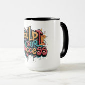 成功のスカルプト マグカップ (正面右)